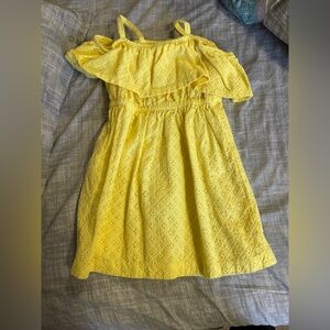Janie and Jack Sunny Yellow Ruffle Dress
